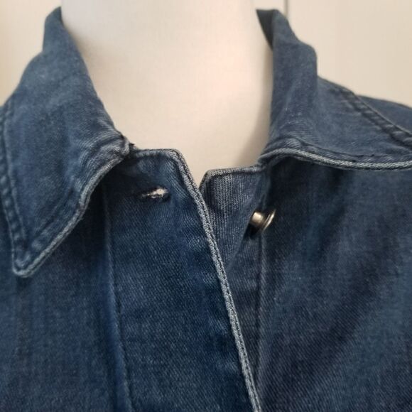 Lush back lace up denim jacket - Picture 16 of 16